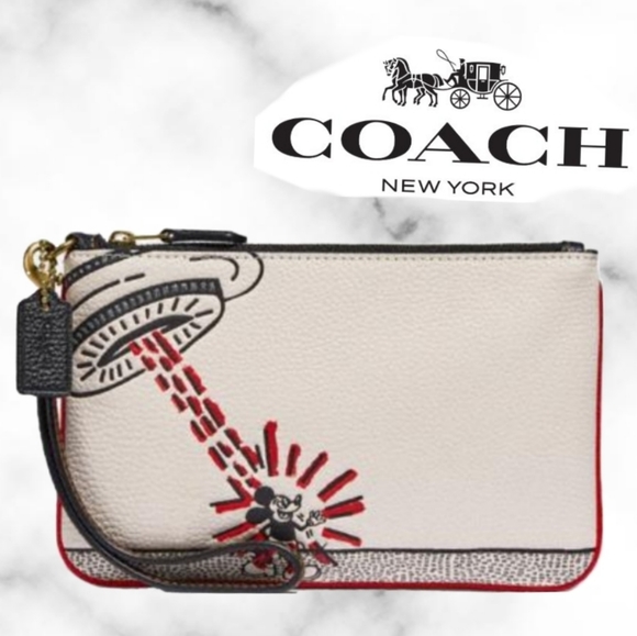 Disney mickey mouse x keith haring small wristlet Clearance